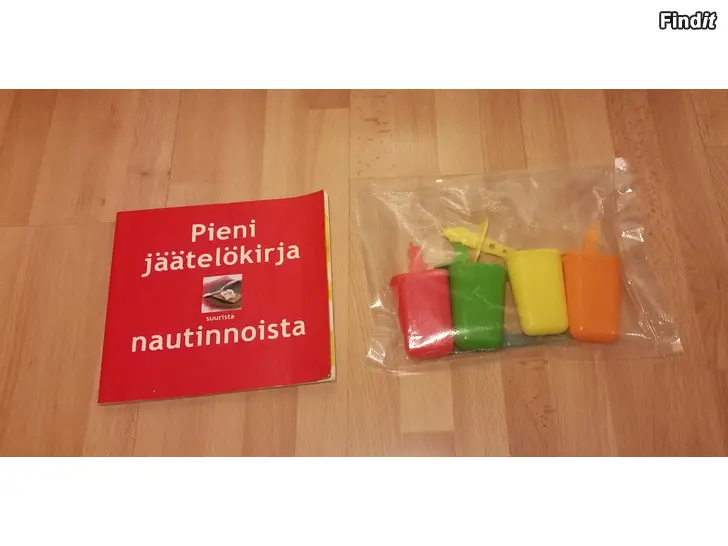 Säljes Pieni jäätelökirja ja värilliset muotit 4kpl  -3e