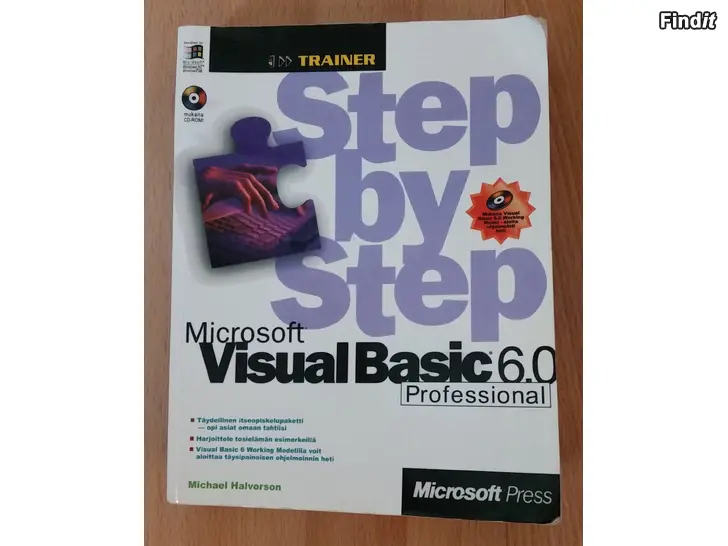 Myydään Microsoft Visual Basic 6.0 Professional kirja ja CD -4e