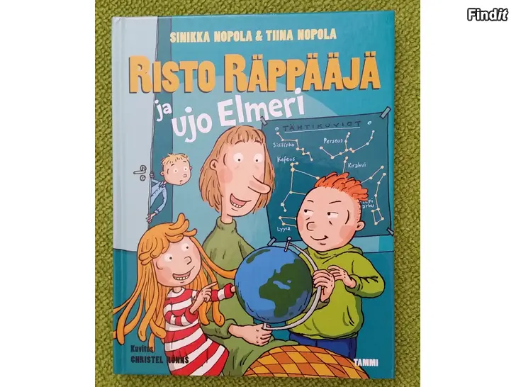 Myydään Risto Räppääjä ja Ujo Elmeri kirja  Tammi hinta 4e