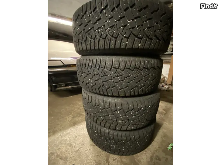 Myydään 225/55/18 continental ice contact 2  7mm  4kpl