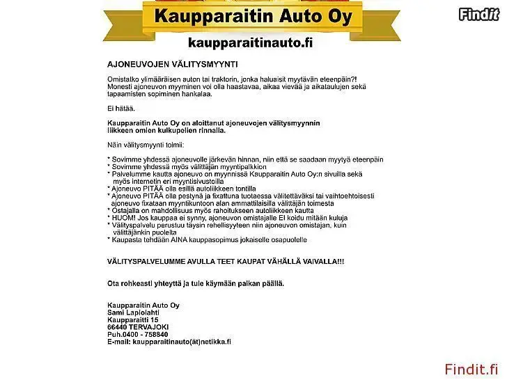 Myydään Välitysmyyntipalvelu