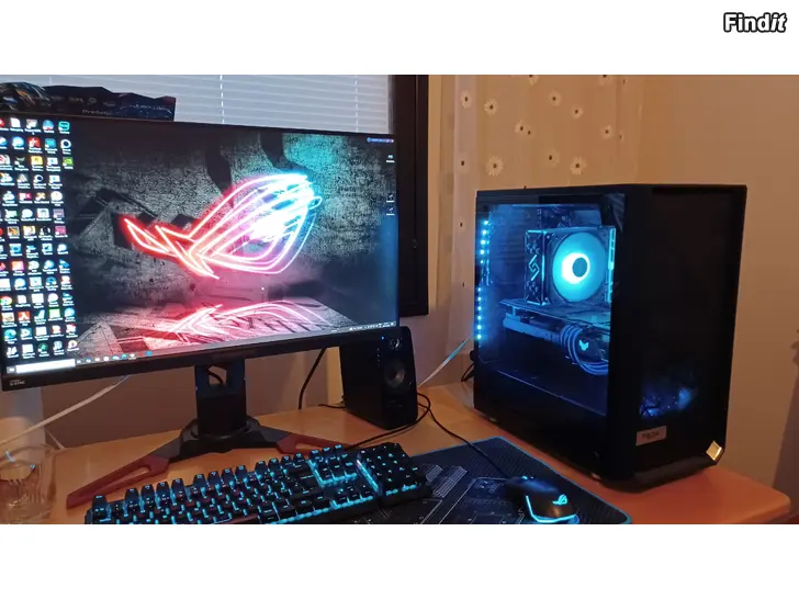 Säljes Myydään/Säljes custom pelitietokone/speldator 3700x + rtx 3070 + 32 GB