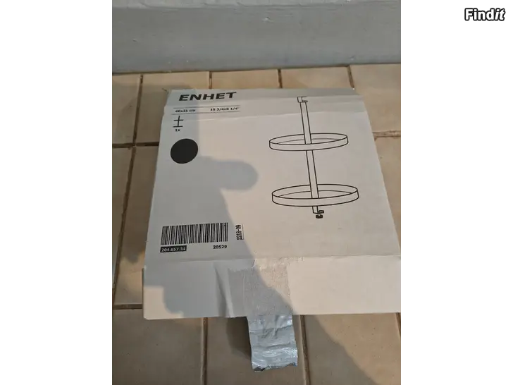 Myydään Ikea enhet kulmakaapin karusellihylly uusi