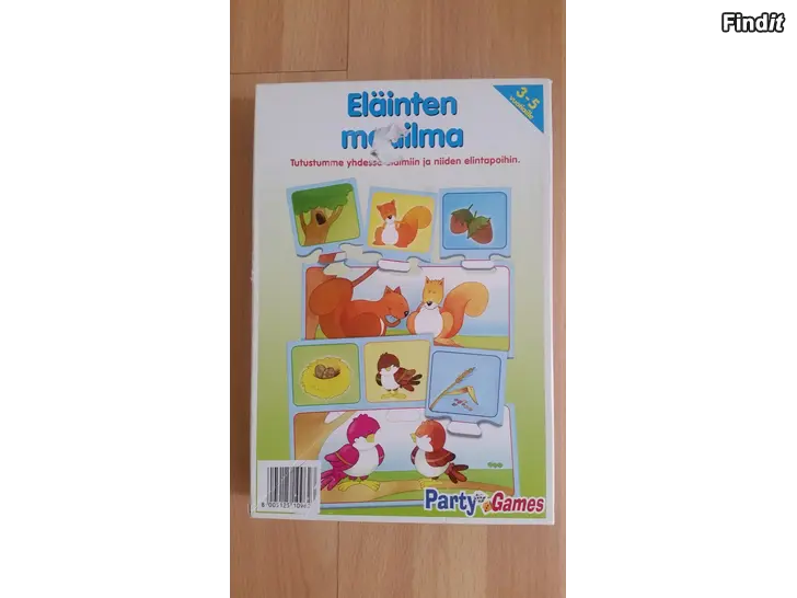 Myydään Eläinten maailma Party Games - palapeli -hinta 2e