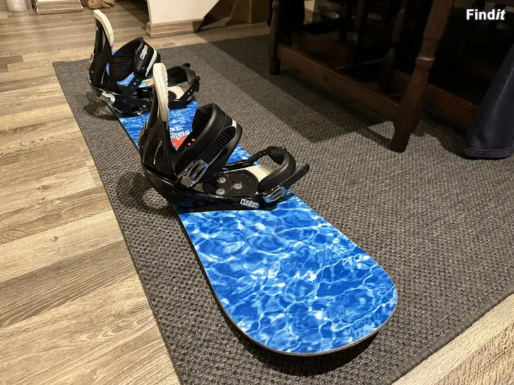 Myydään Snowboard - Burton Dominant 38 + Burton Custom bindningar