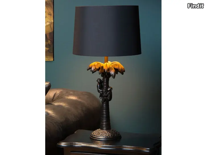 Säljes Stämningsfull svart bordslampa