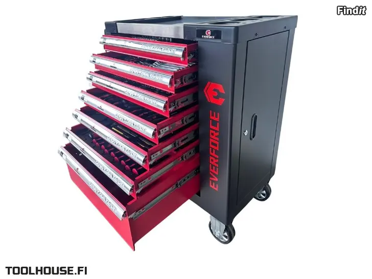 Säljes Verktygsvagn med verktyg 236 delar