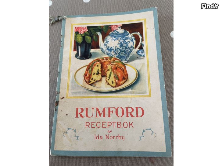 Säljes Rumford receptbok från1931