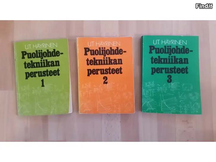Myydään U.T. HÄYRINEN Puolijohde-tekniikan perusteet osat 1-2-3 5e