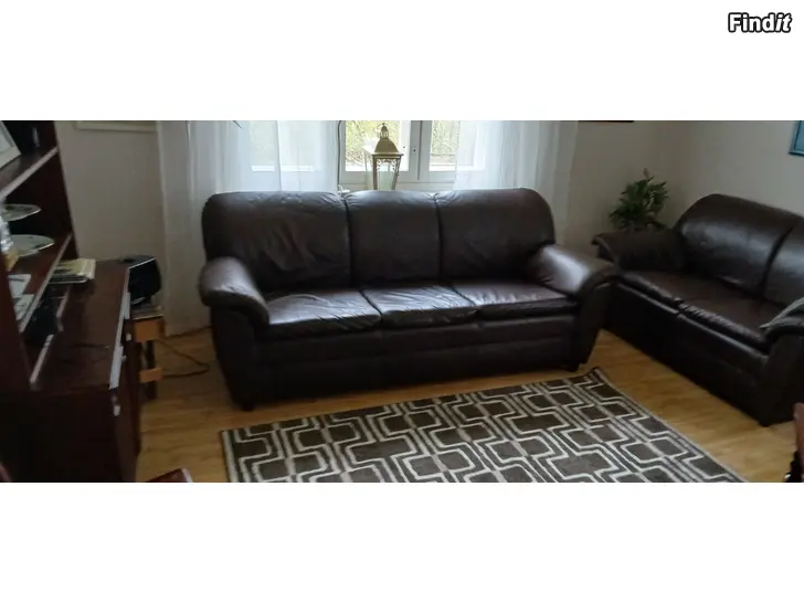Säljes Läder Soffor 3+2 sits