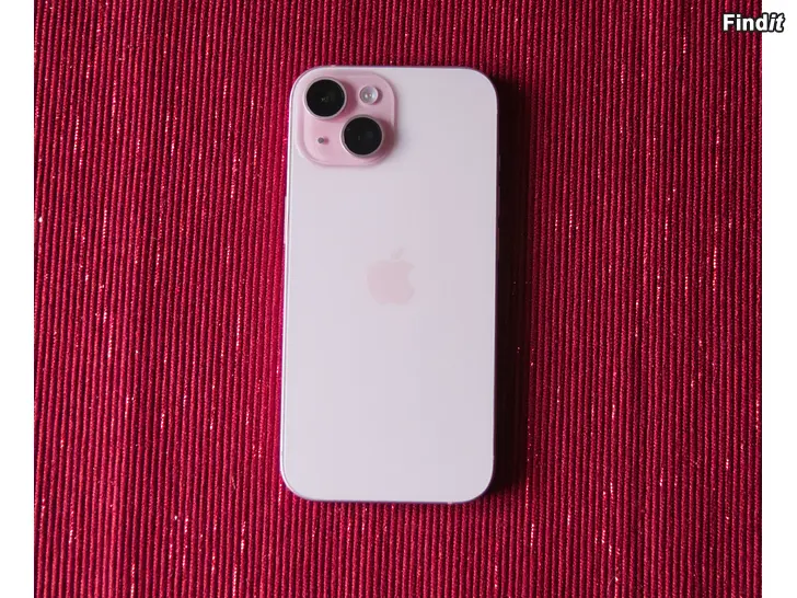 Säljes Iphone 15 128 gb batterikapacitet 100  rosa / pink