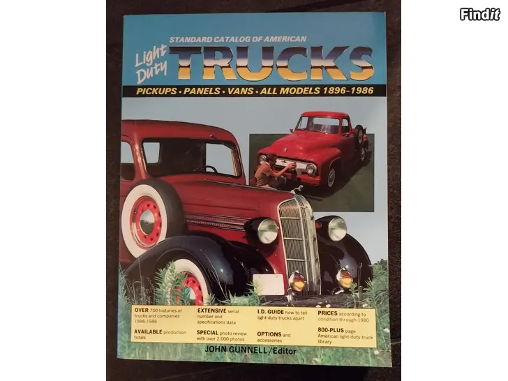 Säljes Standard catalog of American light duty trucks 1896-1986