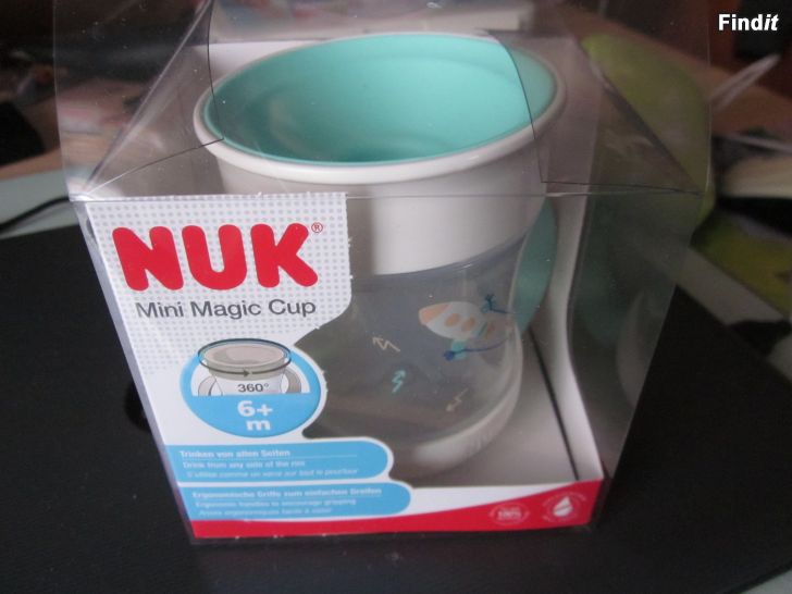Myydään Nuk mini magic cup hiiri 6 kk