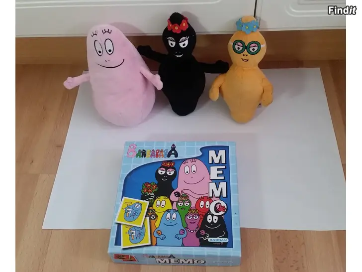 Myydään Barbapapa MEMO ja pehmolelut