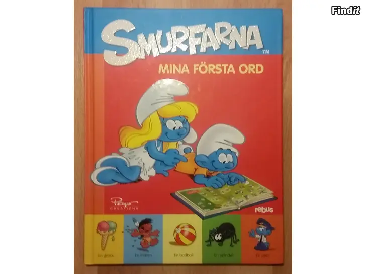Säljes Smurfarna - Mina första ord  -10e