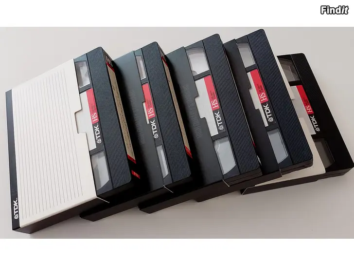 Myydään TDK E-180-VHS-kasetteja toiset 5 kpl., käytettyjä
