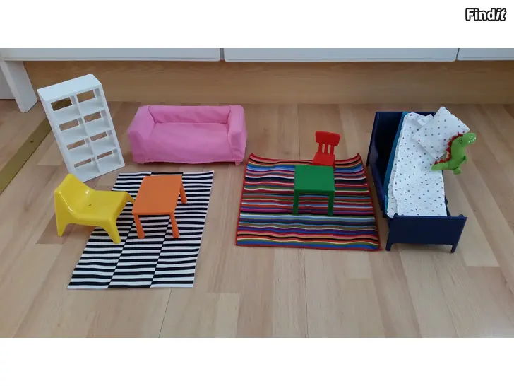 Myydään Ikea Huset nukkekodin kalusteet 15e