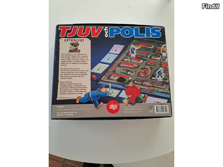 Säljes Brädspel Tjuv o Polis