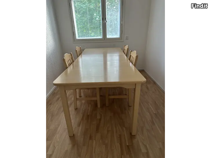 Myydään KÖKSBORD OCH FYRA STOLAR