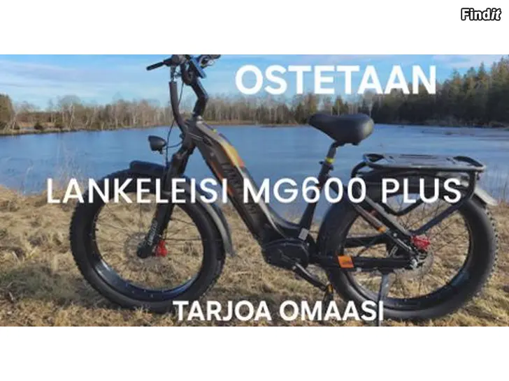 Ostetaan Lankeleisi mg 600 plus sähköpyörä