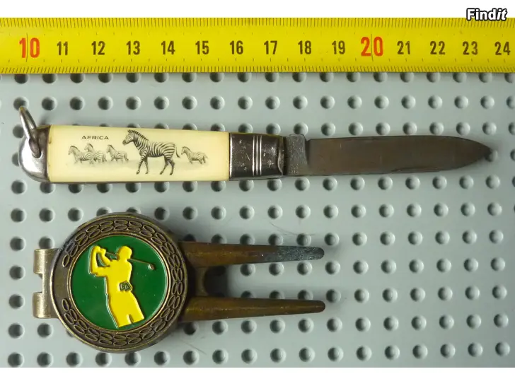 Myydään Vintage linkkari ja griinihaarukka