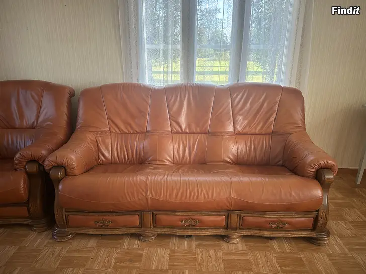 Säljes Möblemang i läder