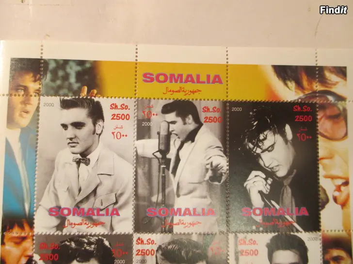 Myydään ELVIS PRESLEY, pienoisarkki v. 2000
