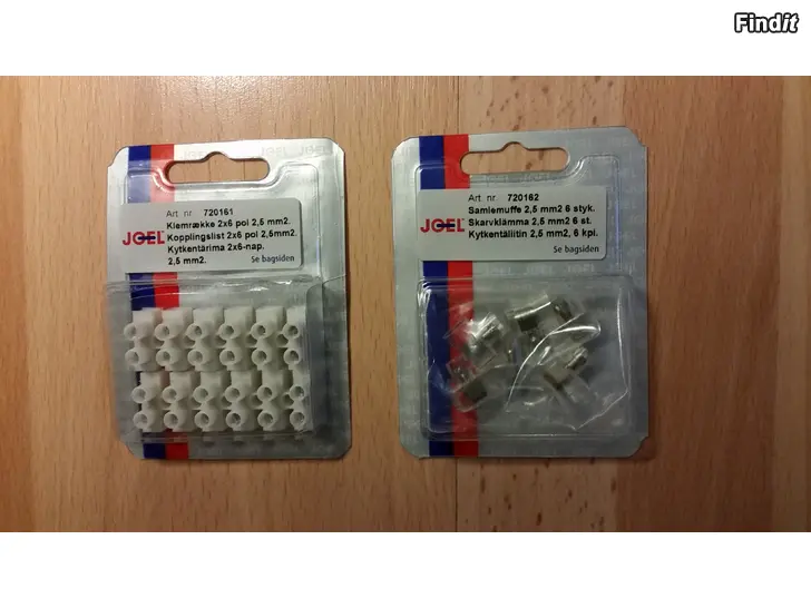 Myydään Sähköasennustarvike kytkentäliitin ja kytkentärima 4e