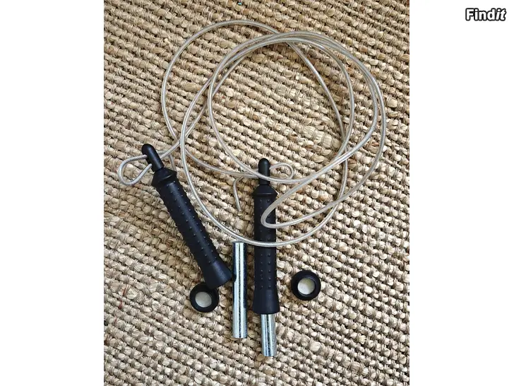 Säljes Tungt hopprep stålvajer + 190 g vikter