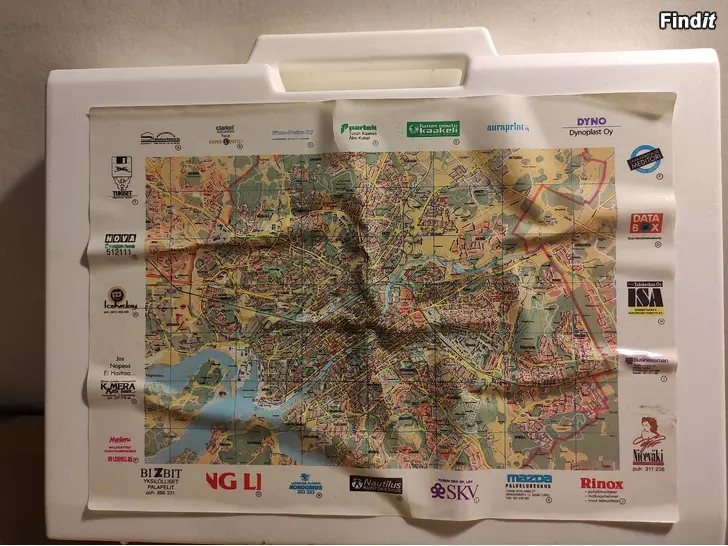 Myydään Vintage salkku-palapeli Turku. Avaamaton