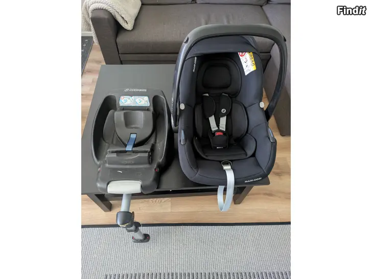 Säljes Maxicosi babyskydd + isofix