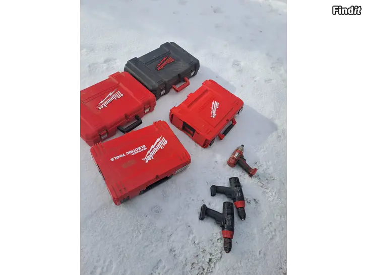 Myydään Milwaukee v28+v18