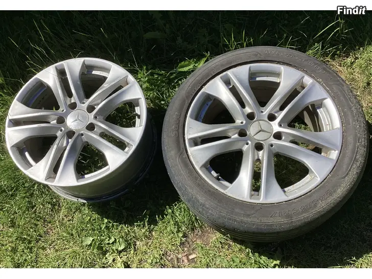Myydään Mercedes 17 alufälgar