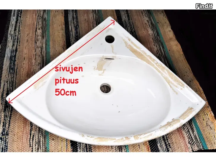 Myydään IDO kulma-allas