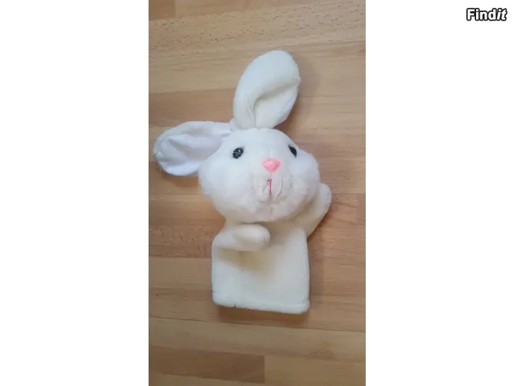 Säljes Käsinukke valkoinen pupu -hinta 4e