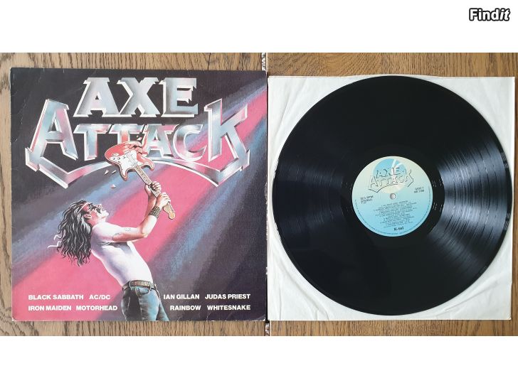 Säljes Axe Attack, Compilation. Vinyl LP