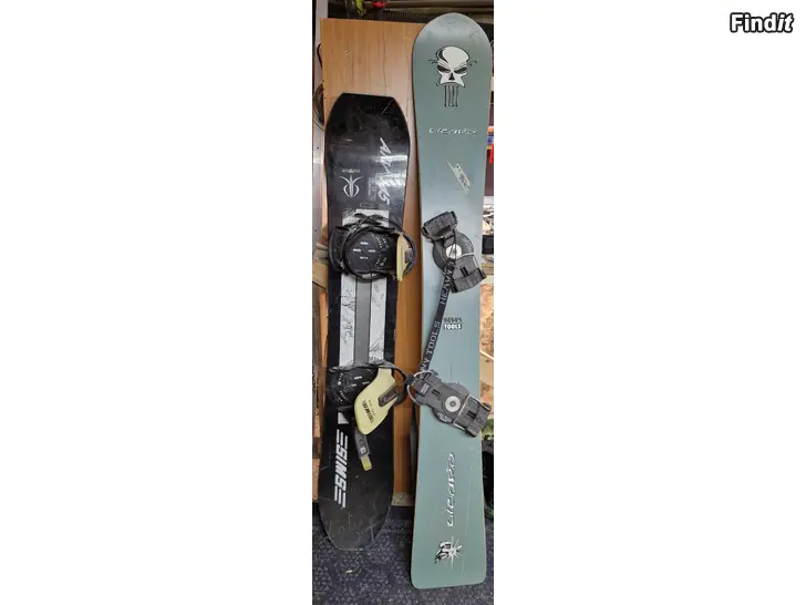 Myydään Kaksi lumilautaa