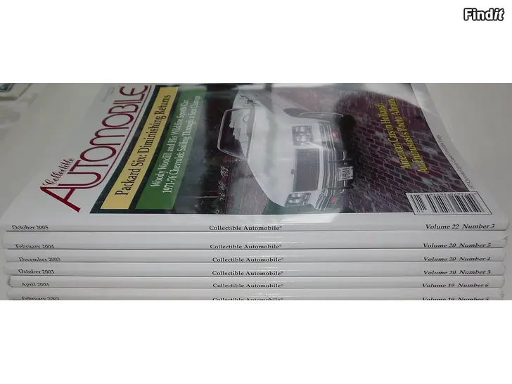 Säljes Gamla nummer av Collectible AUTOMOBILE magazine från förra året. 2002-2005