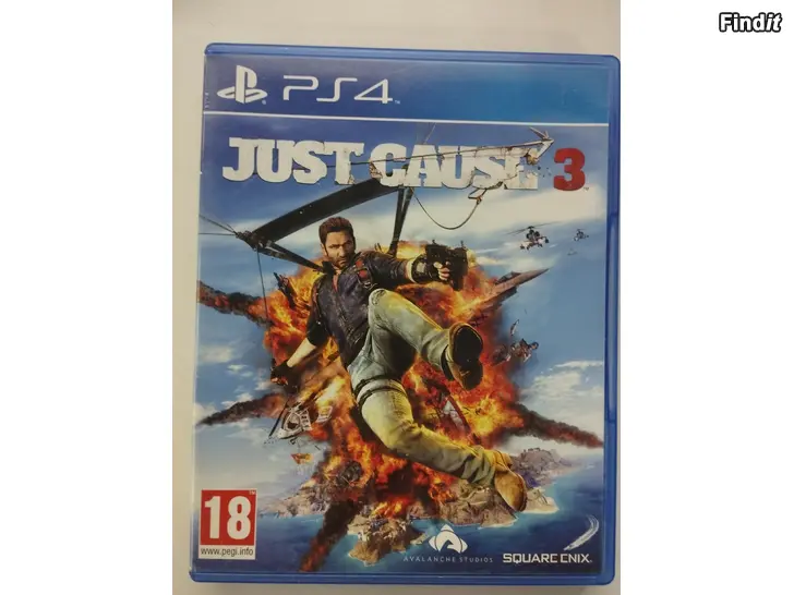 Myydään PS4, Pelejä 3kpl