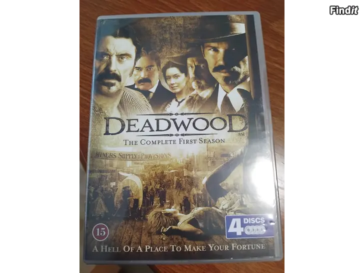 Myydään Deadwood DVD