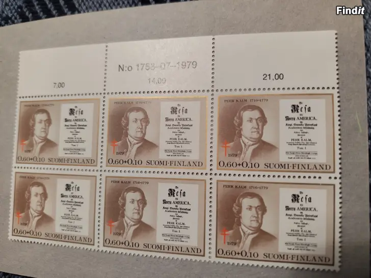 Myydään VIRHEKUVA v. 1979 postimerkissä