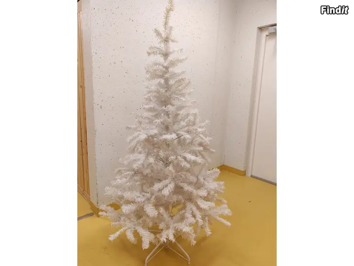 Säljes Plast vit julgran