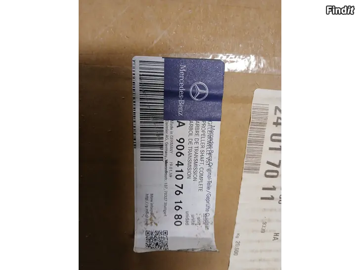 Säljes Mercedes Sprinter kardan