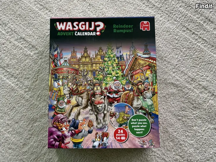 Säljes Adventskalender  Wasgij pussel