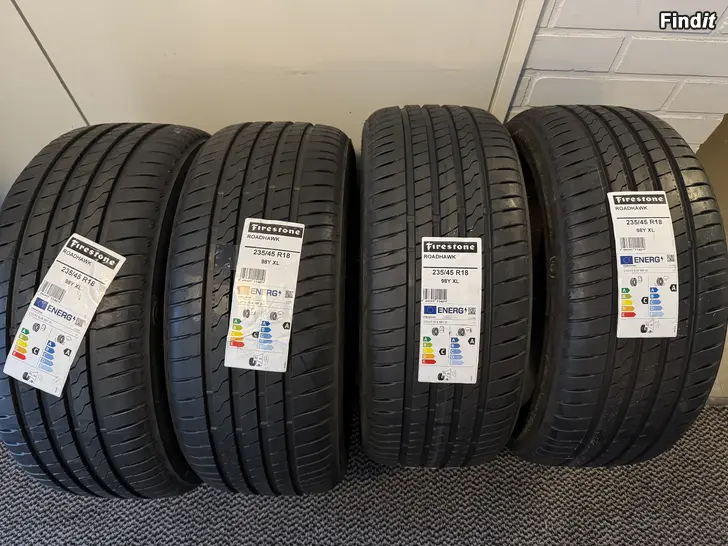 Myydään Uudet kesärenkaat 235/45R18