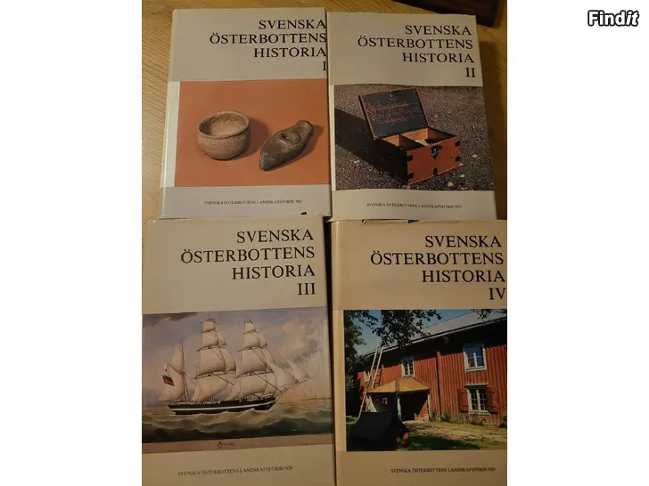 Säljes Svenska österbottens historia I-IV