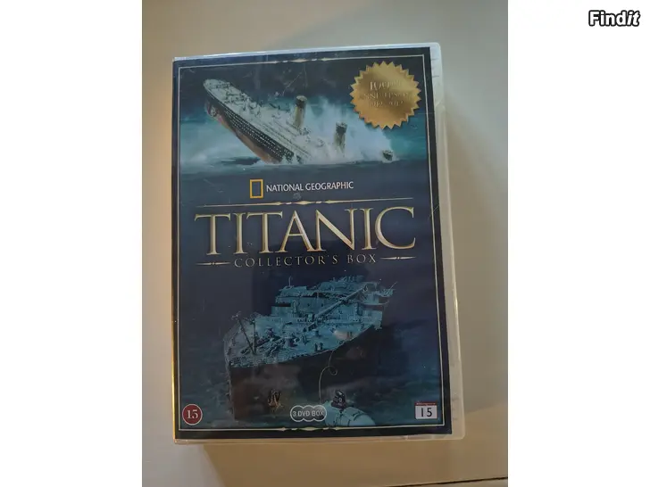 Myydään Titanic DVD boksi