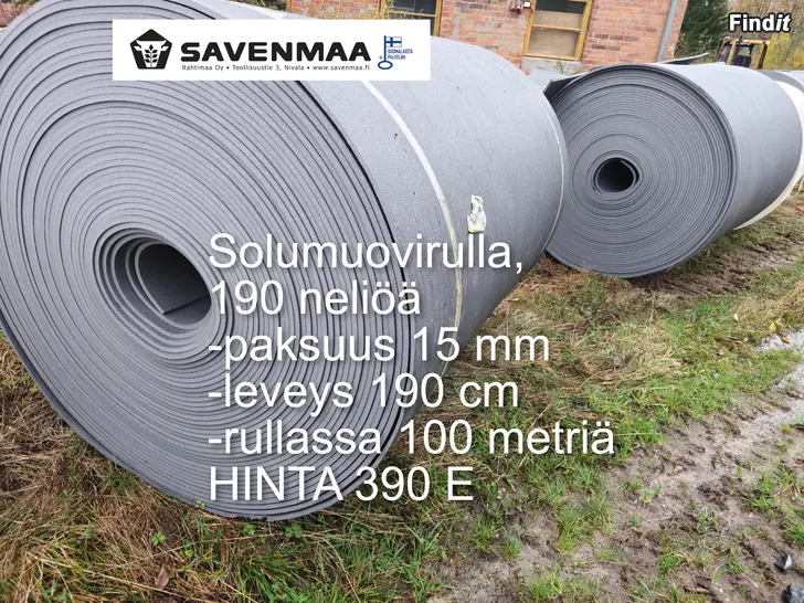Myydään Routamattoa,solumuovia 190 neliöä Savenmaalta