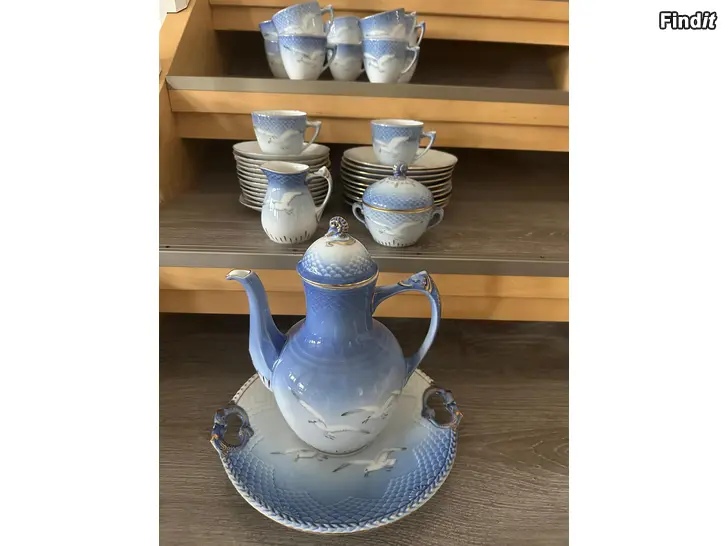 Säljes Kaffeservis/ kahvikalusto Lokki Bing  Gröndahl
