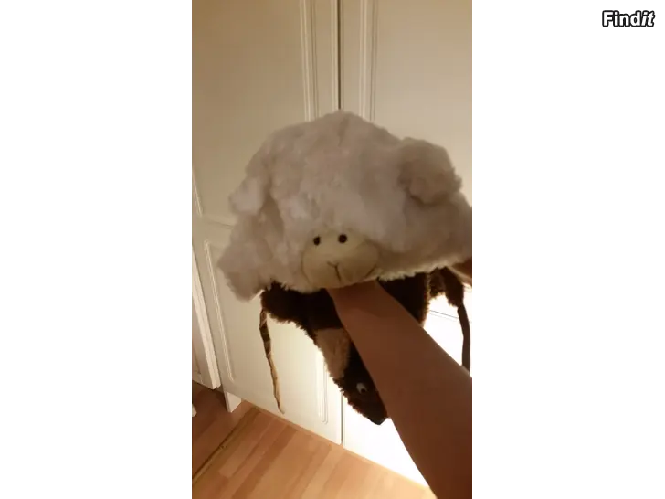 Myydään 2-osainen naamiaislakki lammas-karhu  5e